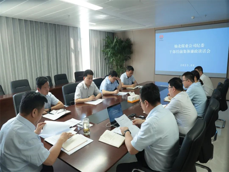 公司紀委對擬提任干部進行任前廉政考試和集體廉政談話.jpg